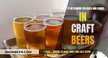 Calories and Carbs in Craft Beers: Counting the Fun