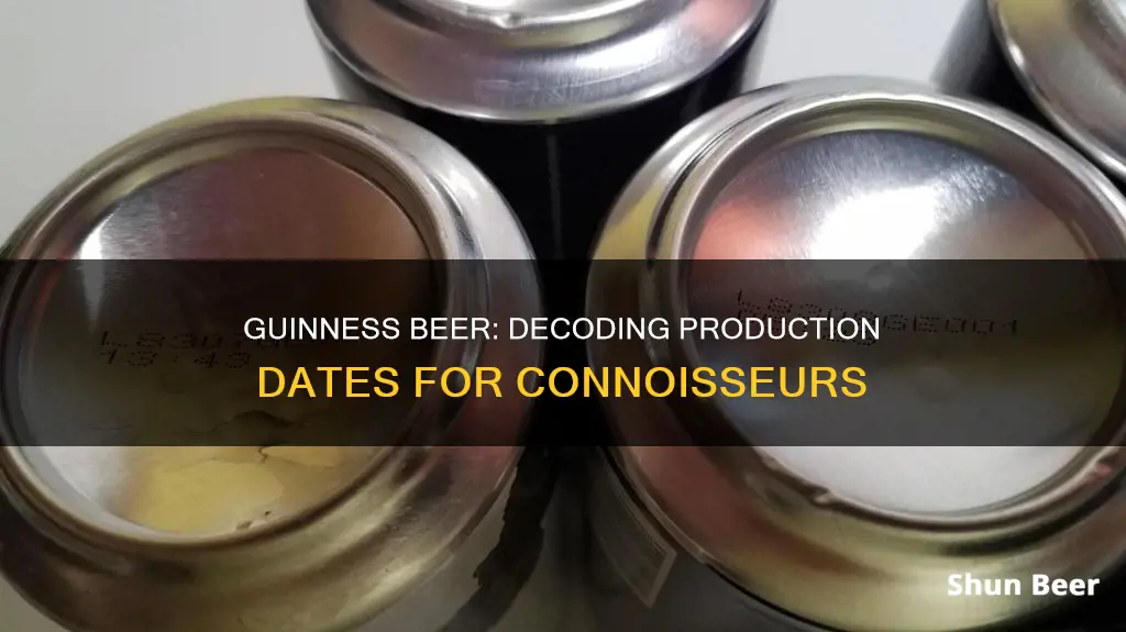 how to determine production date of guinness beer