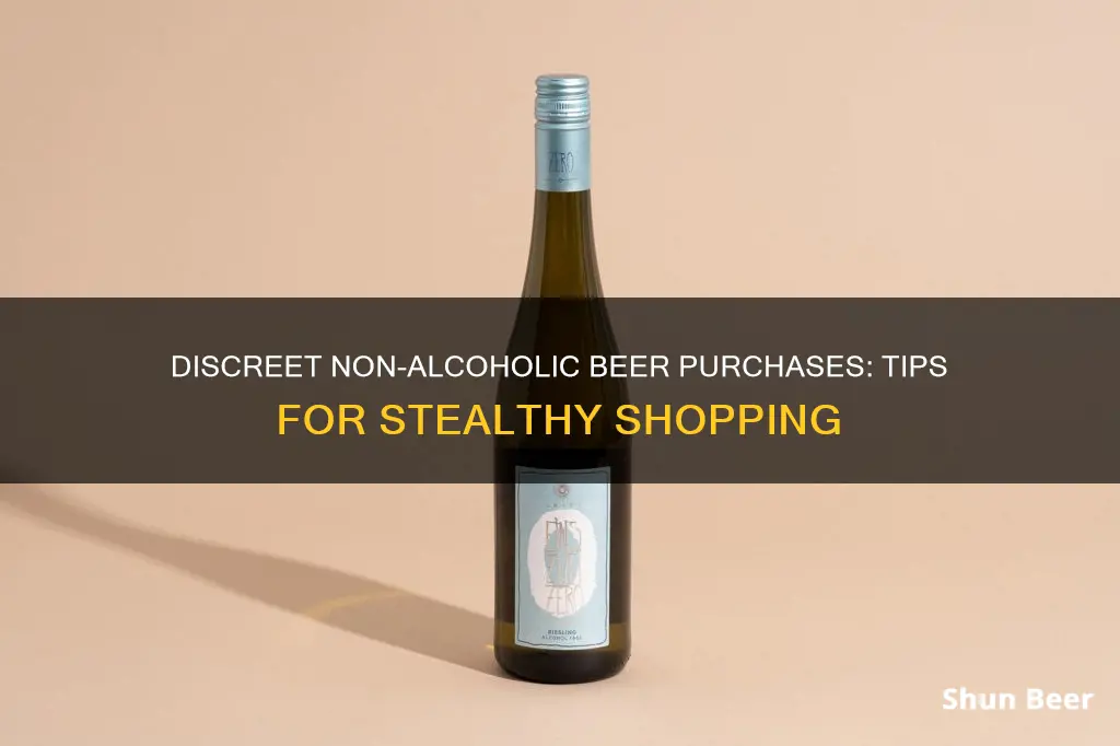 how to discreetly buy non alcoholic beer