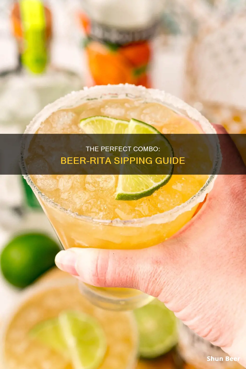 how to drink a margarita with a beer in it