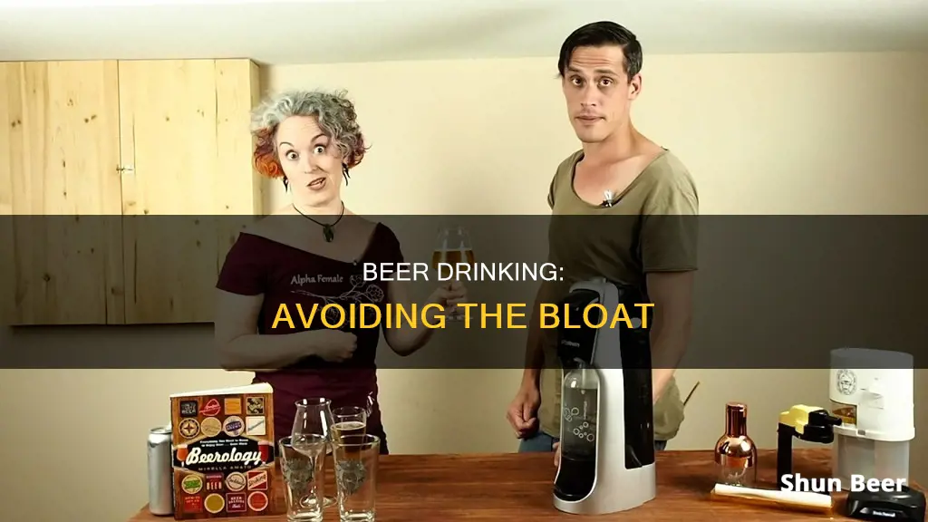 how to drink beer without bloating