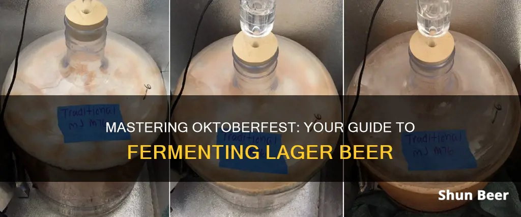 how to ferment a oktoberfest lager beer