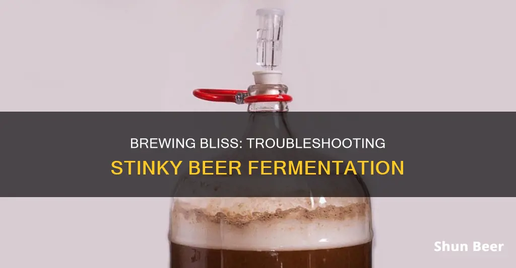 how to fix stinky beer fermentation