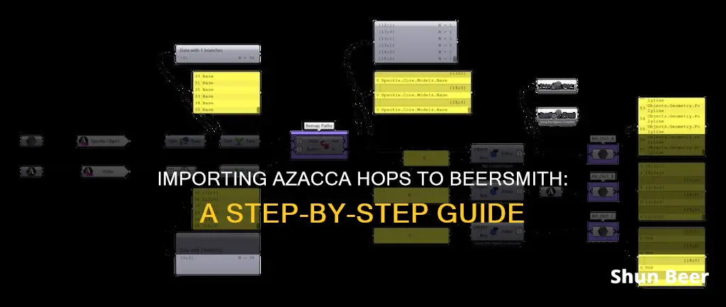 how to import azacca hops to beer smith library