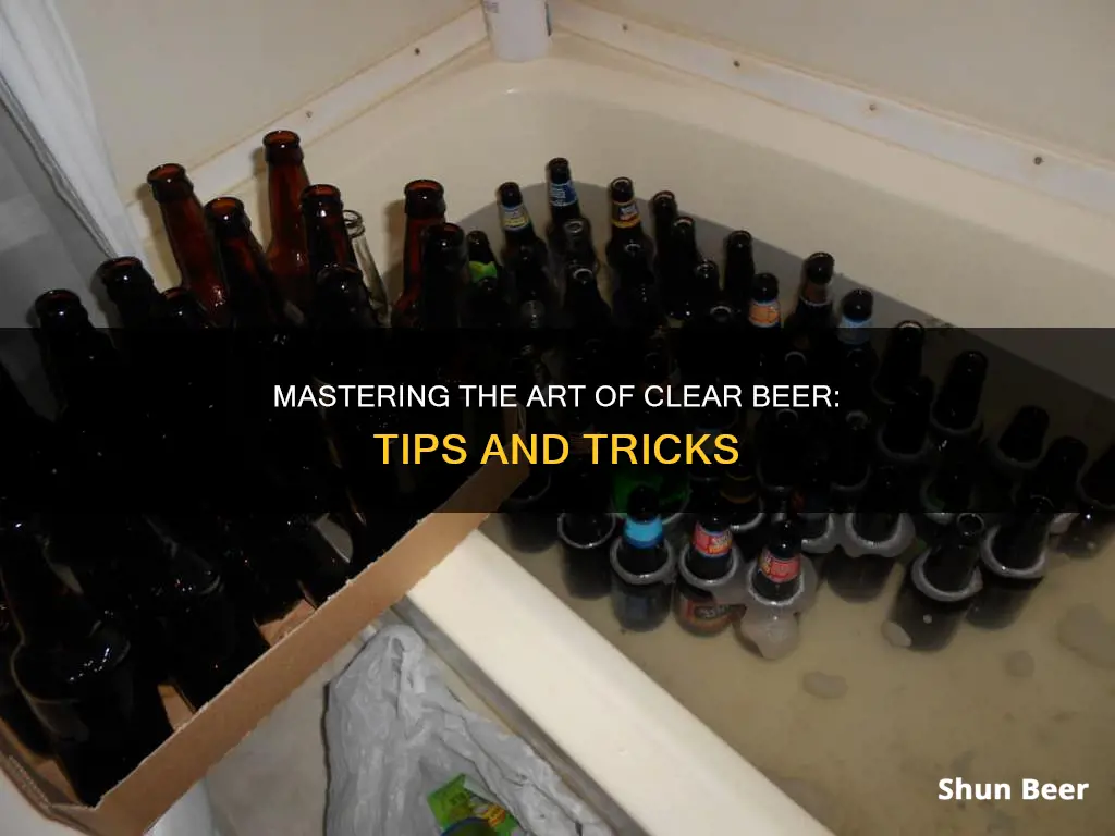 how to keep beer clear