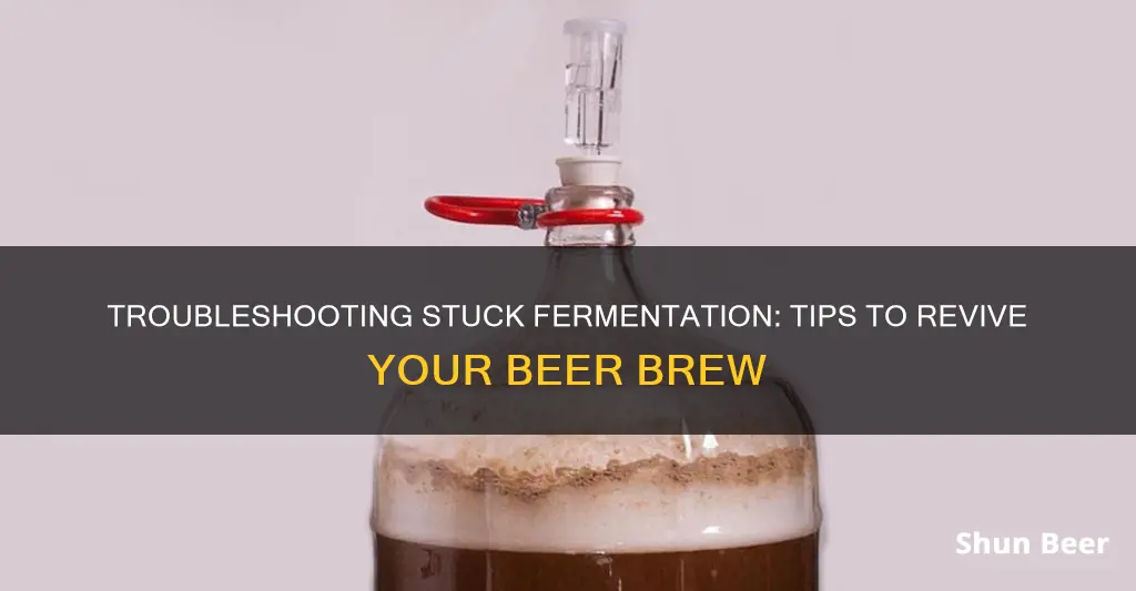 how to kick start stuck fermentation beer