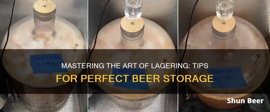 how to lager beer