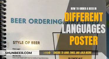 Learn to Order Beer in Many Languages