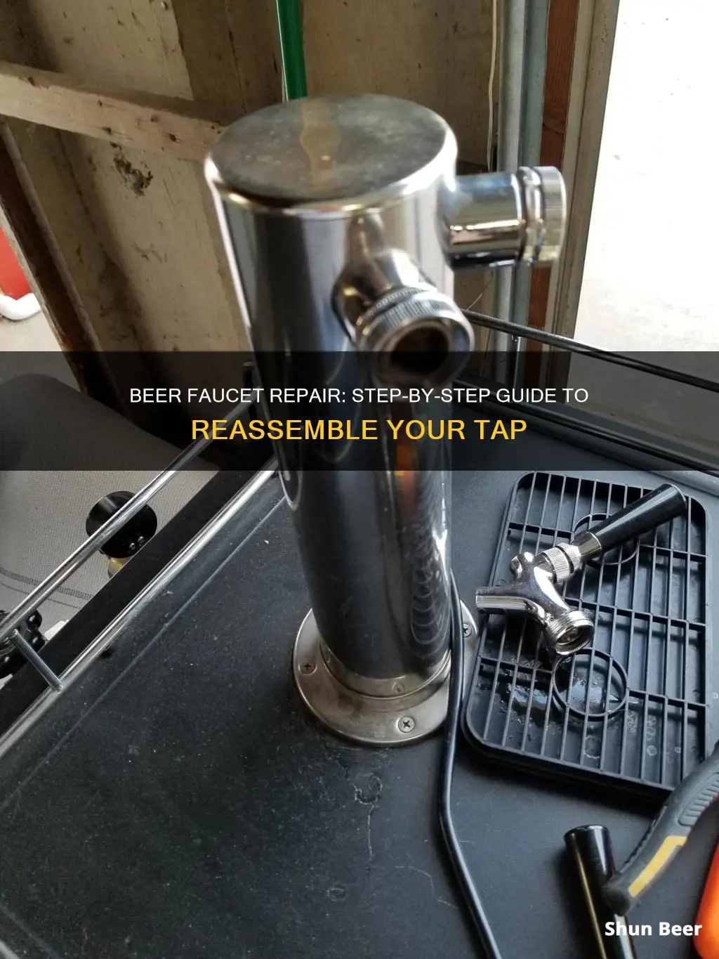 how to put a beer faucet back together