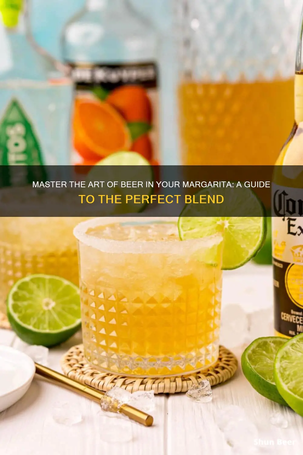 how to put a beer in a margarita