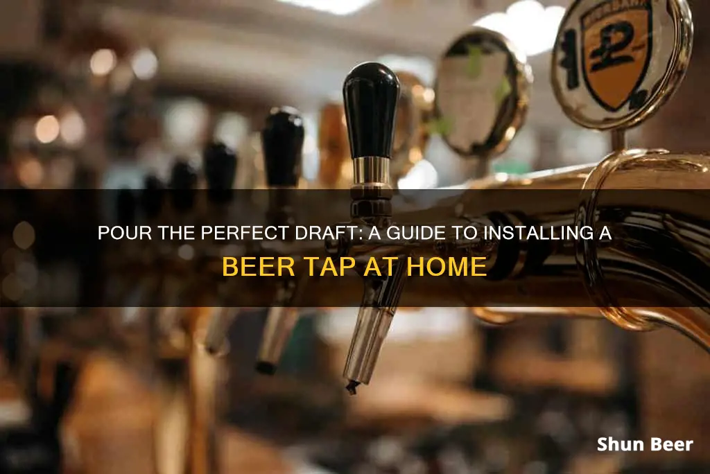 how to put a beer tap in your house