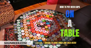 Beer Cap Table: A Guide to Decorating with Caps