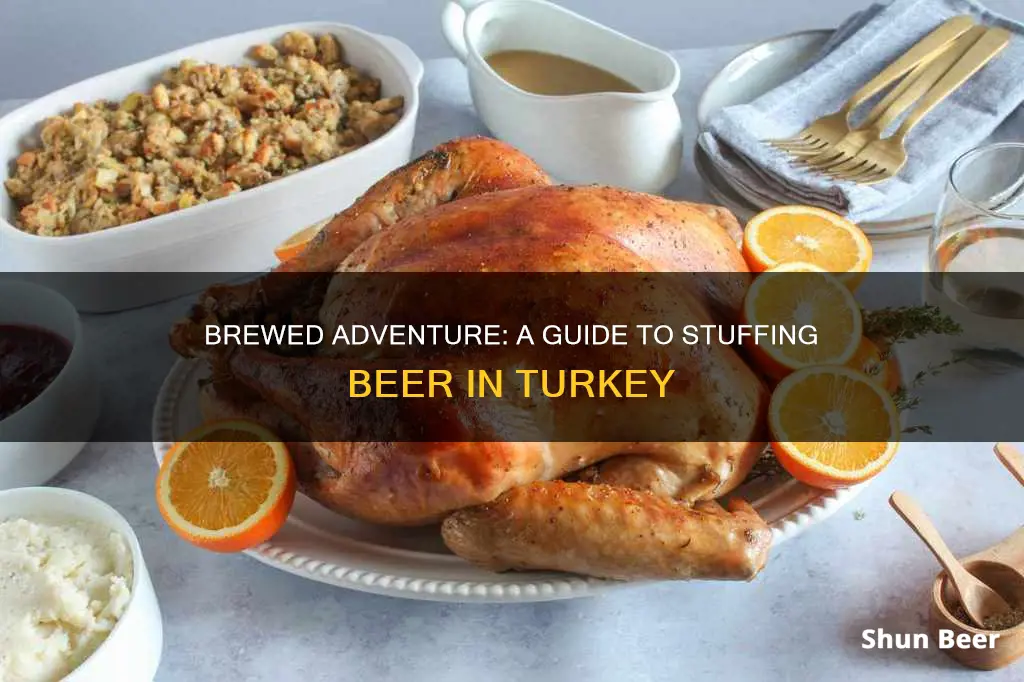 how to put beer in turkey