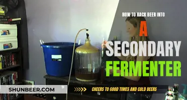 Mastering the Art of Beer Transfer: Rack Your Brew into the Secondary Fermenter