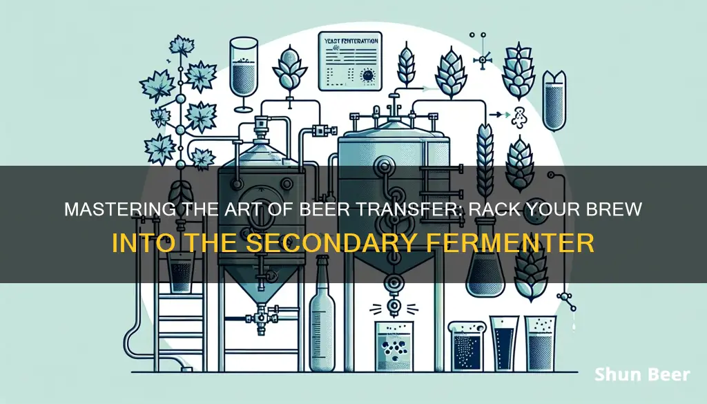 how to rack beer into a secondary fermenter