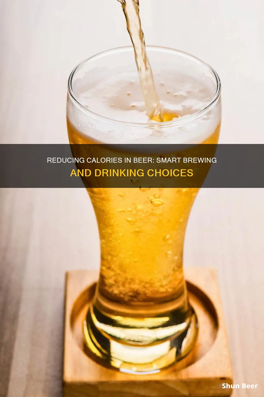 how to reduce calories in beer