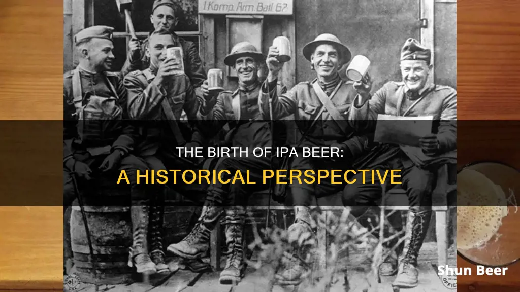 how was ipa beer invented