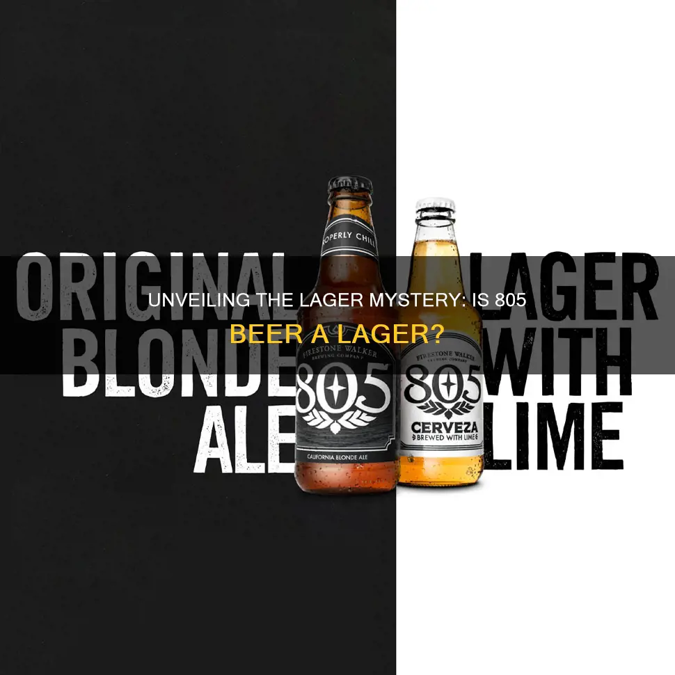 is 805 beer a lager