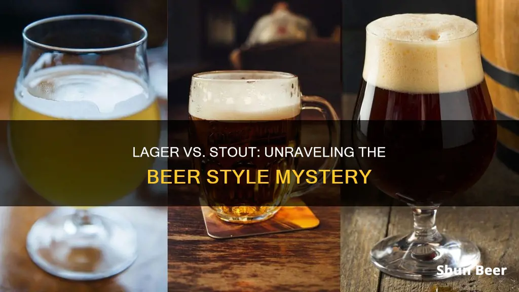 is a lager considered a stout beer