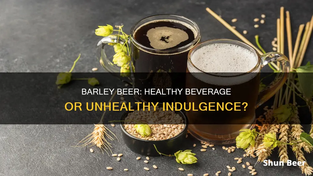 is barley beer healthy