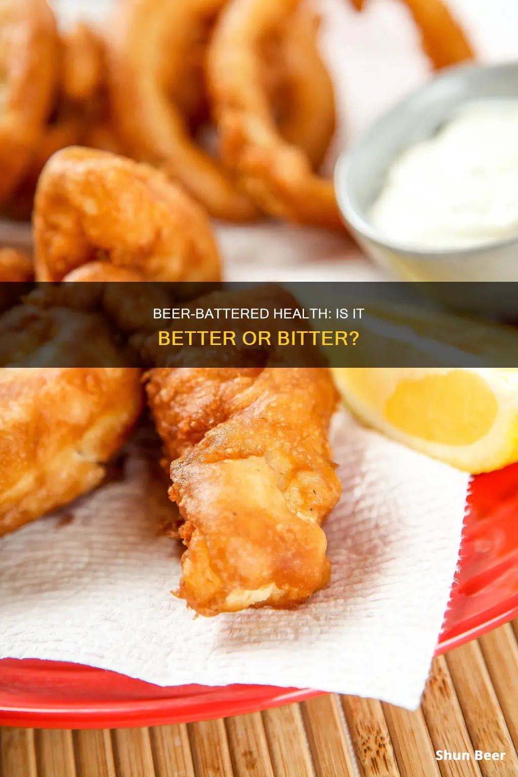 is beer battered healthier