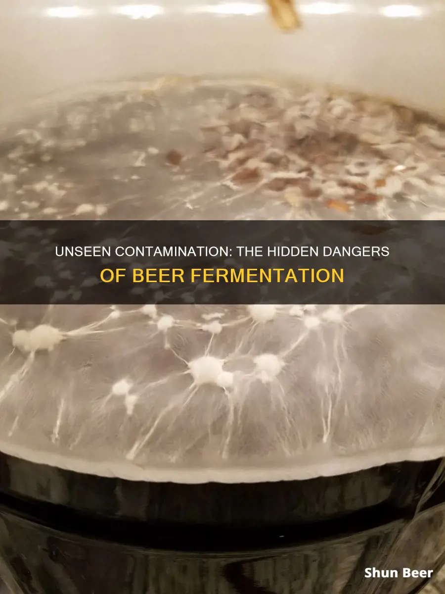 is beer contamination always visible when fermenting