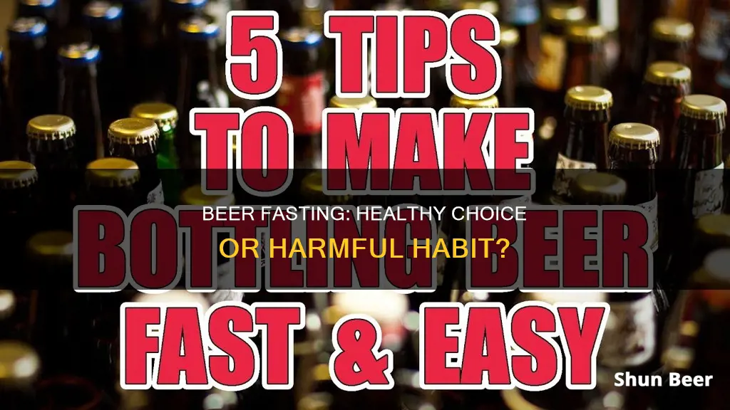 is beer fasting healthy