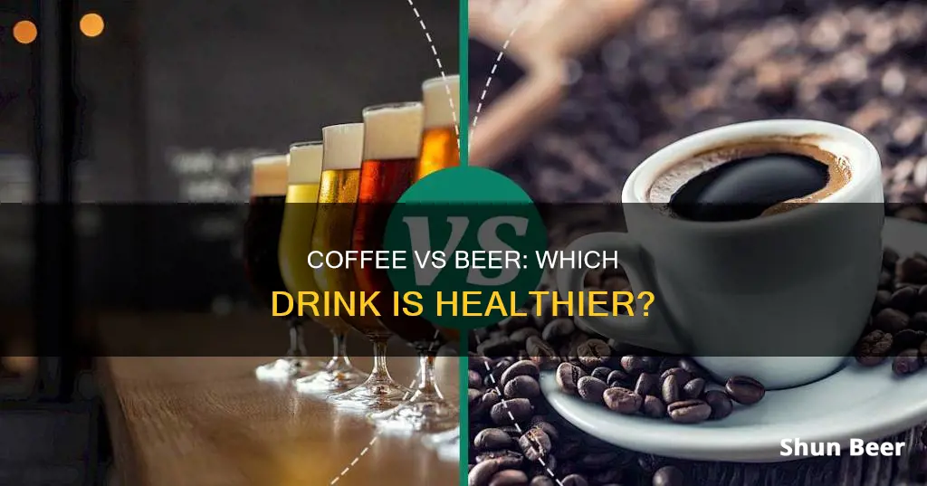 is beer healthier than coffee