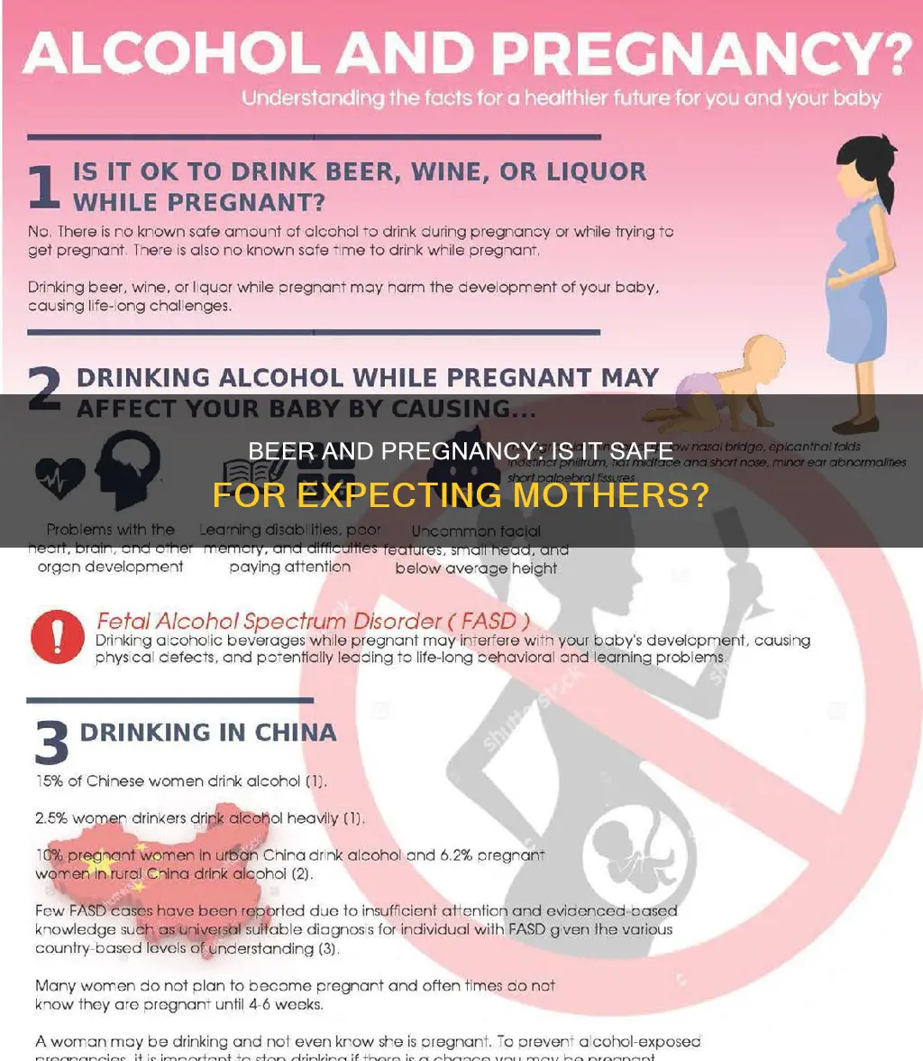 is beer healthy for a pregnant woman