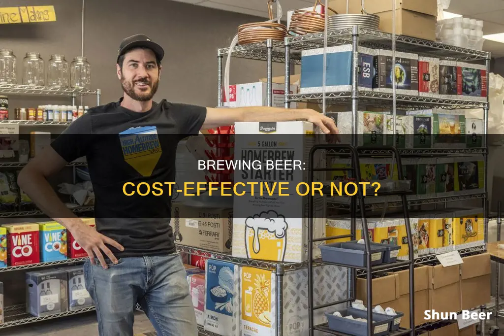 is brewing beer cheaper than buying