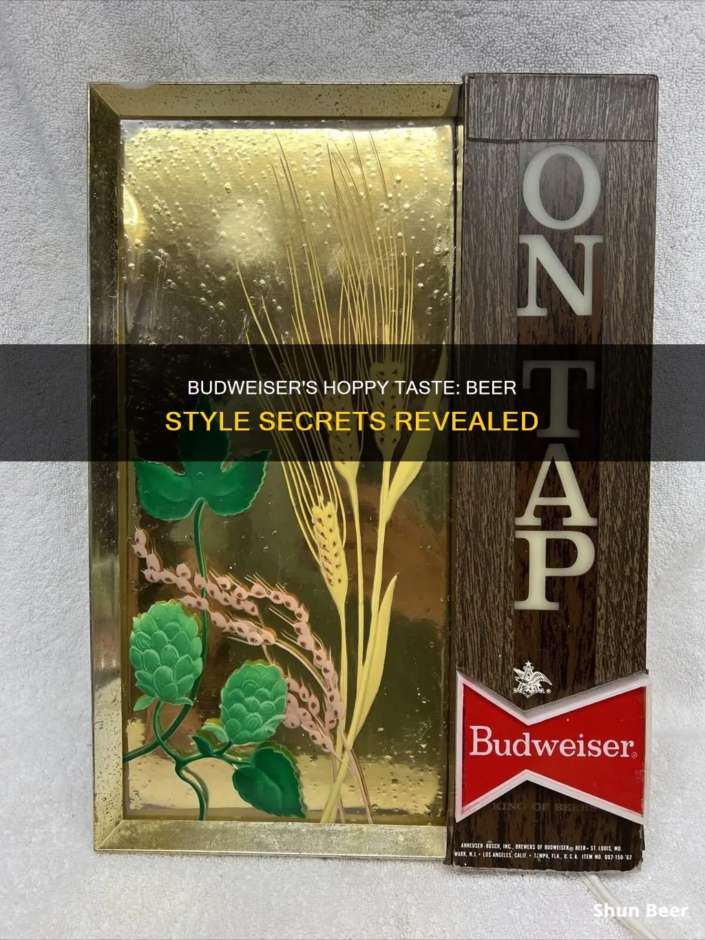 is budwiser is hop beer