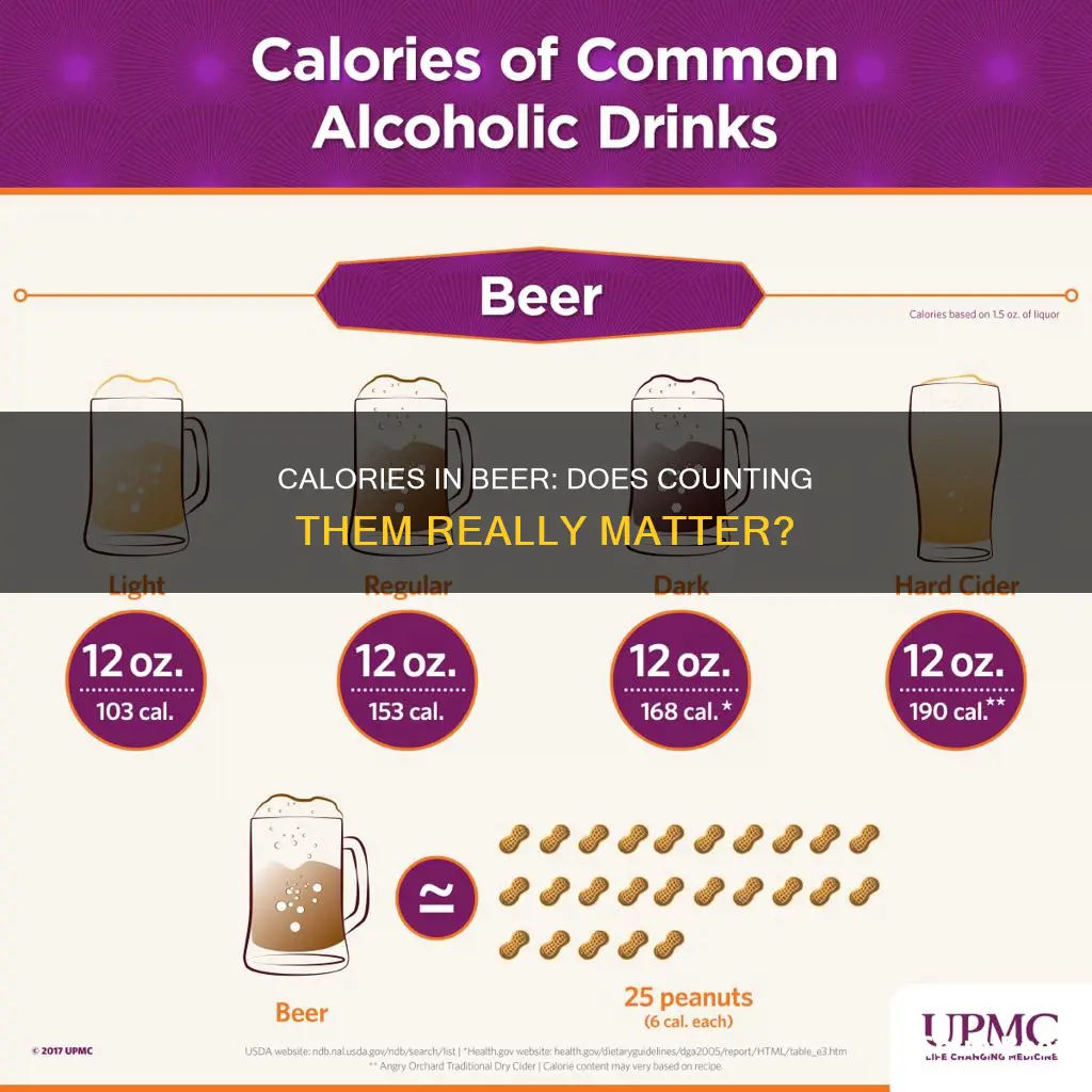 is calories all the matters in beer