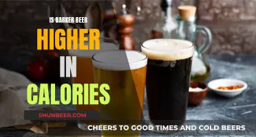 Darker Beers: More Calories, Richer Taste?