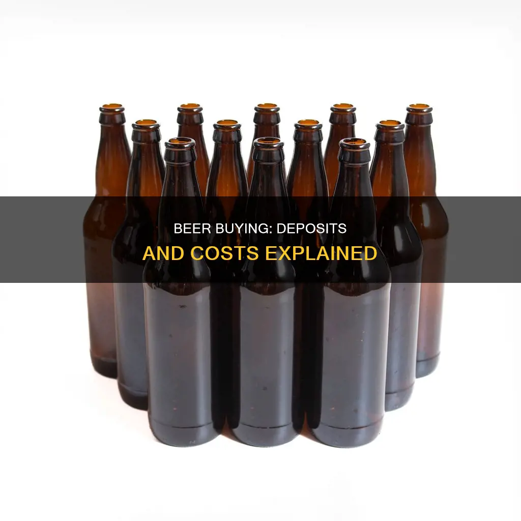 is deposit included in cost when buying beer