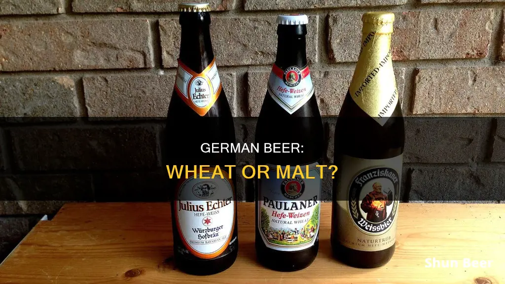 is german beer either wheat or malt