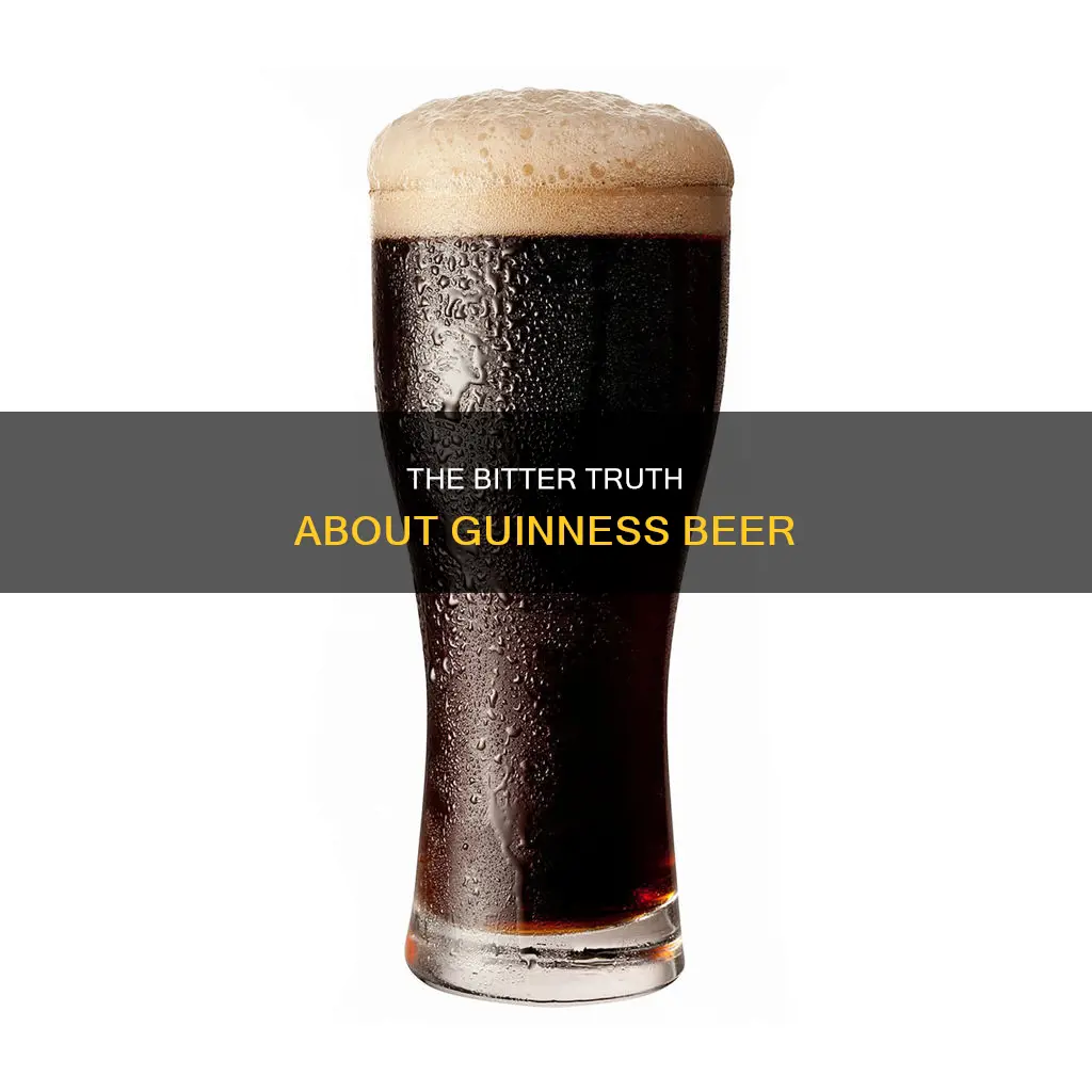 is guinness a bitter beer