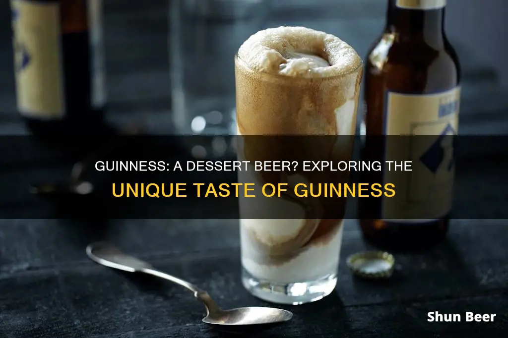 is guinness a desert beer