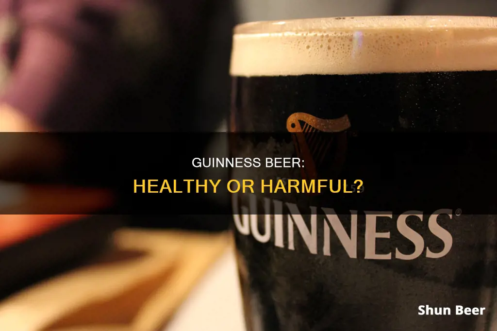 is guinness a healthy beer