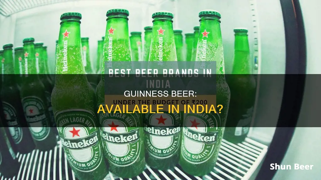 is guinness beer available in india