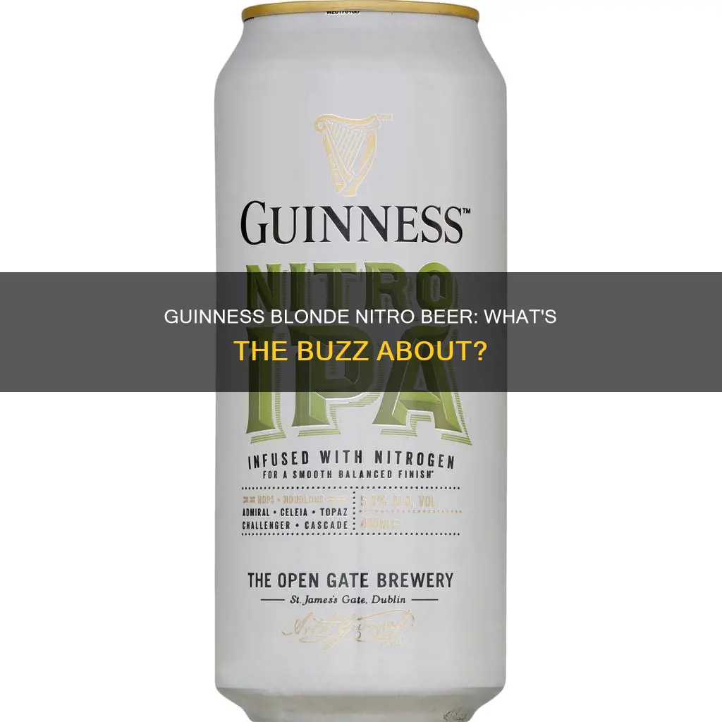 is guinness blonde a nitro beer