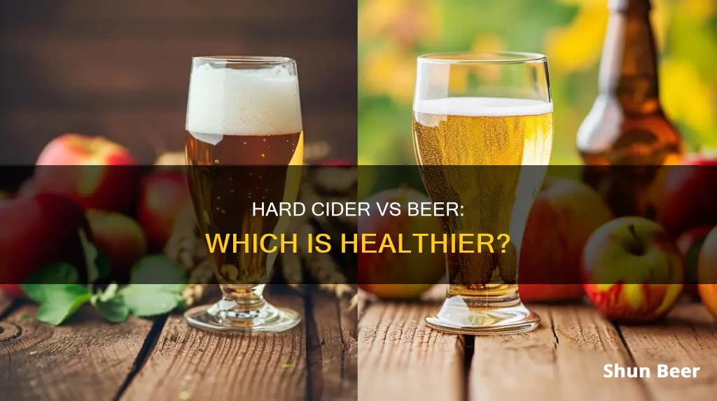 is hard cider healthier than beer