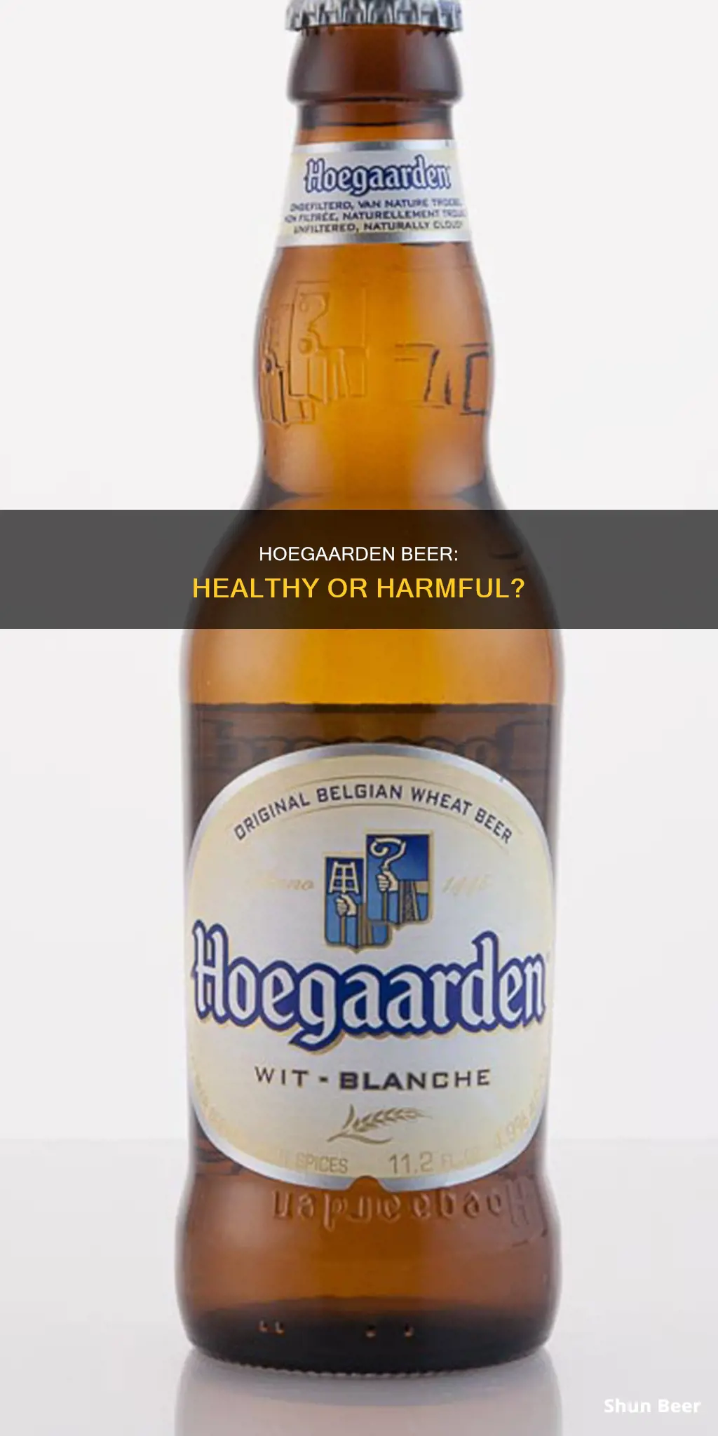 is hoegaarden beer healthy