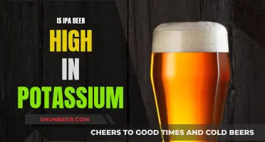 Beer and Potassium: IPAs and Their High Potassium Content