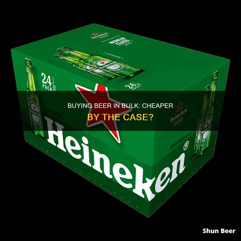 is it cheaer to buy a case of beer