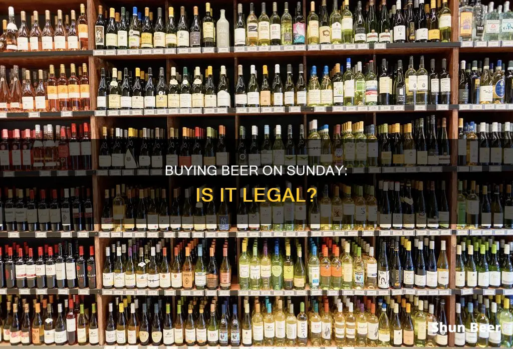 is it illegal to buy beer on sunday