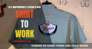 Workplace Attire: Beer Shirts, Appropriate or Not?