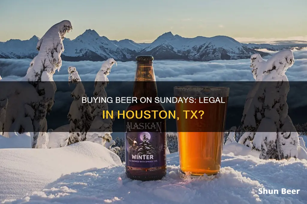 is it legal to buy beer on sundays houston tx