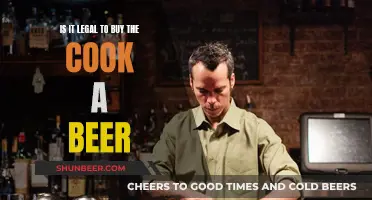 The Cook's Beer: Legal or Not?