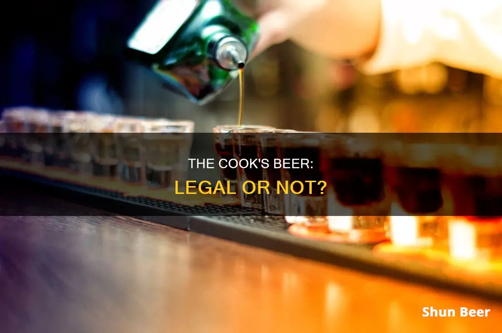 is it legal to buy the cook a beer