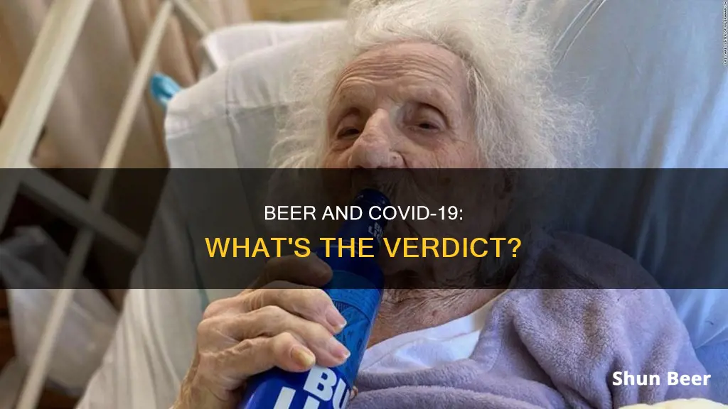 is it ok to drink beer when you have covid-19